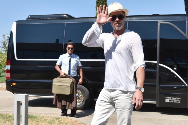 Brad Pitt u Šibeniku, Foto: Dino Stanin / Pixsell